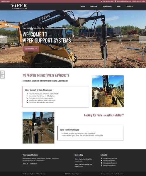  Viper Support Sysytems Launches New Website